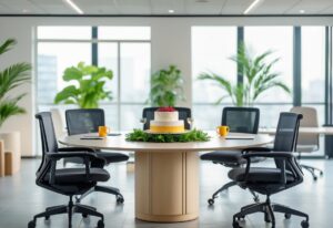 Read more about the article Sådan skaber du den perfekte kageoplevelse med ergonomiske mødestole til kontoret